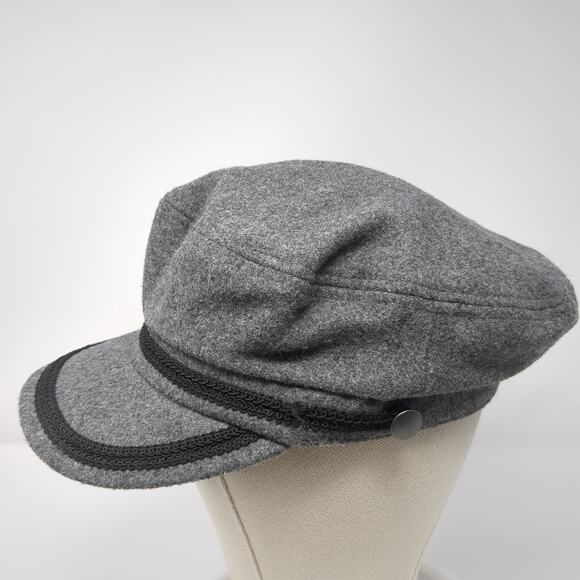 David And Young Cadet Army Cap Gray One Size Stretchable Outdoor Blank - Picture 3 of 9